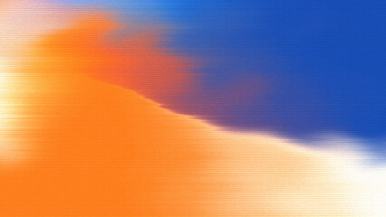 Dynamic Blue and Orange Motion Blur Abstract Background. Vibrant Gradient Flow With Fast Light Streaks. Modern Abstract Motion Texture, Orange and Blue. Colorful Blurred Speed Effect, Minimal Wall art