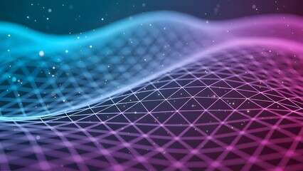 Abstract digital wave pattern