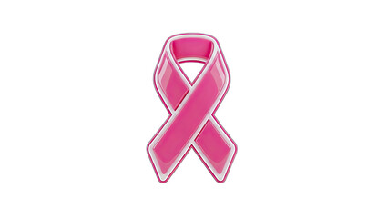 Pink Ribbon Symbol: Breast Cancer Awareness