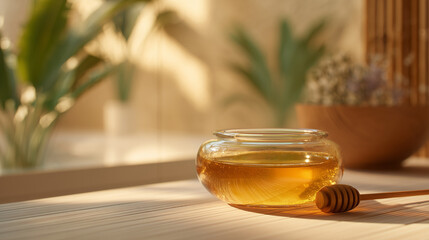 Miód w minimalistycznym spa wellness © Patryk Wolanowski