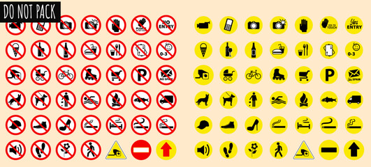 Symbolic Guidelines: A diverse array of meticulously designed symbols, each communicating a specific instruction or piece of information.