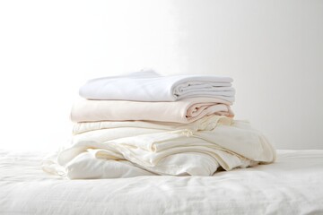 Stacked Luxury Bedding - Soft Linen Sheets and Blankets for a Cozy Bedroom