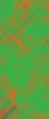 Abstract Green and Orange Background