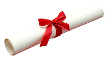 Classic Graduation Certificate Scroll for Achievement and Success