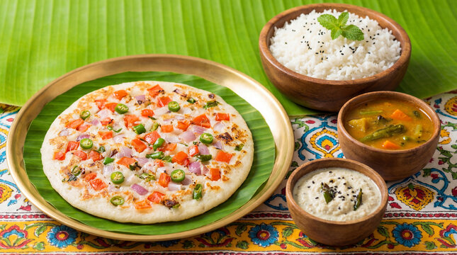  a fluffy Uttapam 