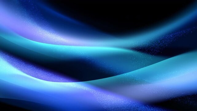 涼やかなブルートーンの抽象背景、クリーンなデザイン素材