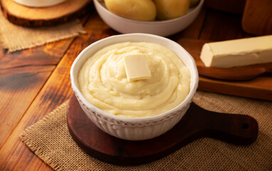 Mashed Potatoes. A classic side dish made with mashed boiled potatoes, often used to accompany various dishes; an easy and practical recipe that is very popular.