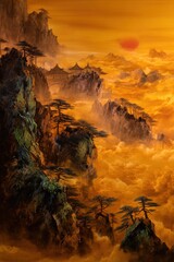 Temple Above the Cloud Sea