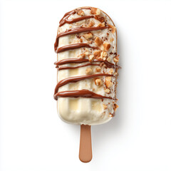 Assorted sweets and candies isolated on white background. Studio photo for design and advertising