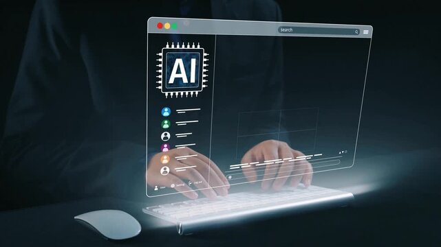 AI platform generating art images with dynamic interface. AI-generated content appears in image gallery artificial intelligence view. Genrative AI loading multiple image from AI design engine. Elide