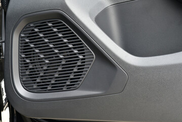 Speaker in the passenger car door