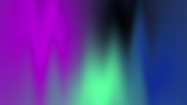 Abstract gradient featuring purple, green, blue, and black colors. Perfect for design projects, backgrounds, digital art, and modern concepts.