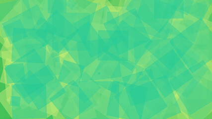 Fototapeta premium Abstract Geometric Background in Green and Yellow Tones