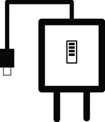 Power Adapter and Charger Icon Set