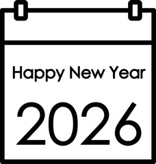 Happy New Year 2026 celebration concept symbolizing fresh beginnings, joy, and new opportunities