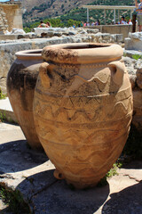 Gr&egrave;ce, le site arch&eacute;ologique de Knossos en Cr&egrave;te