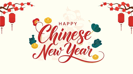 Happy Chinese New Year Celebration.