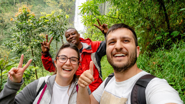 Hiking adventure with Chagga guide to Materuni Waterfall