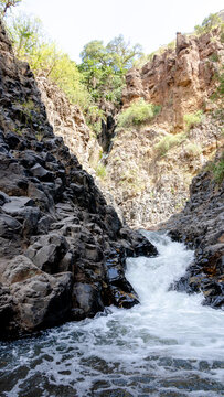 Stream from Engare Sero Waterfall in Tanzania