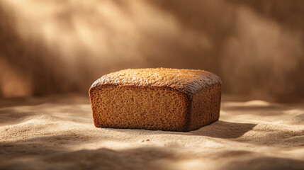 Loaf of Bread on Sand Surface