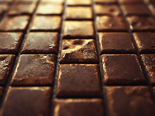 Chocolate Bar Close Up