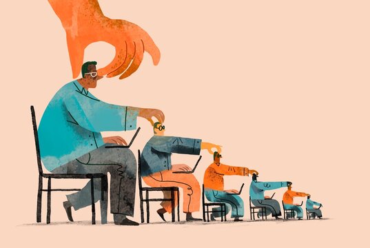 Scaling creativity in a digital workspace illustration