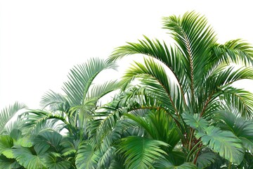 Fototapeta premium Lush tropical foliage