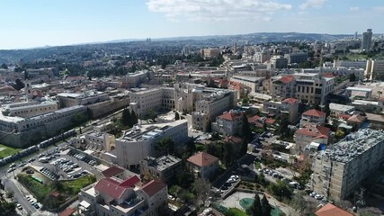 Aerial Russian Compound Jerusalem

Drone footage of the Russian Compound district in Jerusalem with historic stone buildings, Israel, December 24 2025.
