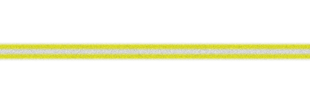 Parallel yellow road lines painted on asphalt, forming a clean visual boundary with subtle bilateral symmetry