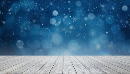 Cool tone winter holiday background