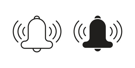 Bell icons. EPS 10. Graphic icon vector designs