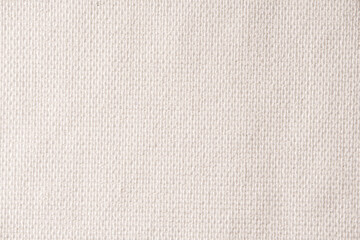 Close-Up of Beige Cotton Canvas Fabric Texture