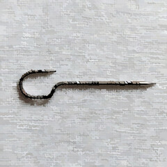 Curved flowing line vector illustration - Abstract brush stroke symbol