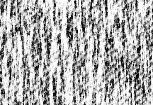 Vertical halftone texture with rough irregular lines and distressed shading on a transparent background, creating a bold abstract pattern. - Powered by Adobe