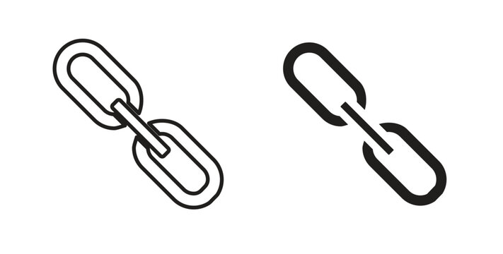 Link icons. EPS 10. Graphic icon vector designs
