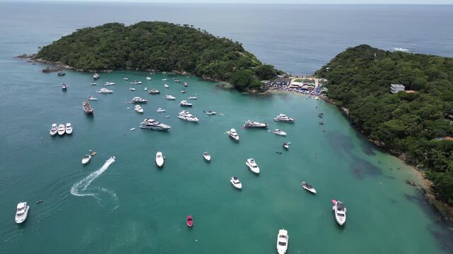 Praia da Sepultura - Imagens Aereas de Bombinhas - Praias - Santa Catarina - Retiro dos Padres