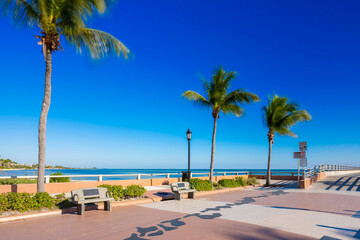 Key West AIDS Memorial Bridge. Long exposure photo