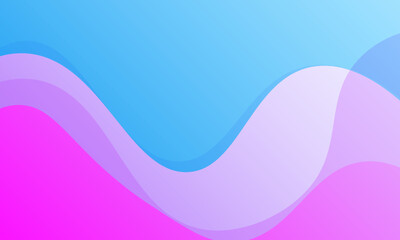 blue wavy gradient background in modern design style