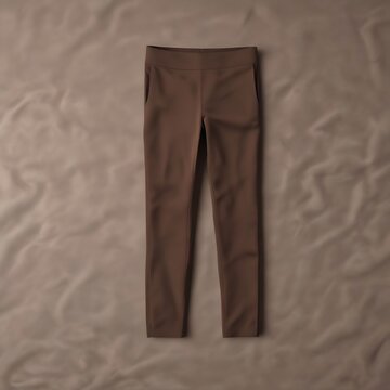 Lululemon Align High-Rise Pant 28 Inch Espresso Brown Buttery Soft Nulu Fabric Folded Flat Lay Minimal Studio Mockup 2025