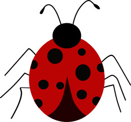Obraz premium ladybug vector illustration