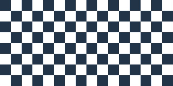 A seamless, high-resolution graphic pattern featuring a classic dark blue and white checkerboard design. This versatile image is ideal for backgrounds, textiles, and various creative projects.
