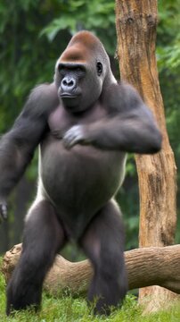 Tanzender Gorilla