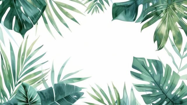 Fresh and lively palm leaf design in a repeating pattern. Perfect for tropical themed decor or fashion items.