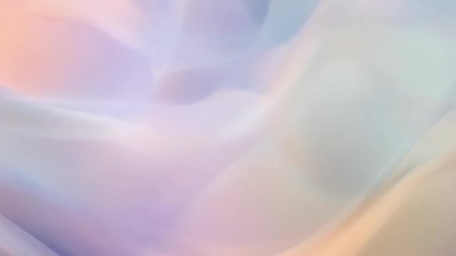 Abstract pastel textile with flowing forms in soft colors for artistic background