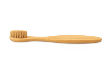 Bamboo toothbrush promoting sustainable dental care and hygiene