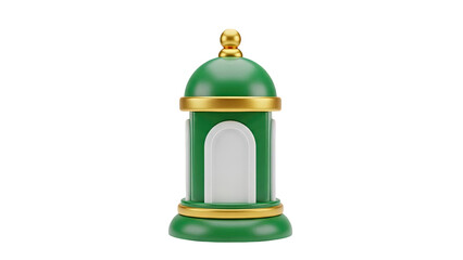 Green and Gold Islamic Lantern