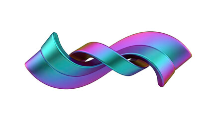 Iridescent Ribbon Form