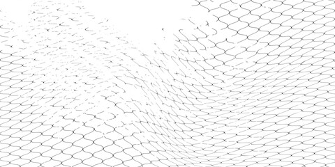 Mesh texture for fishing nets. Seamless pattern for sportswear or soccer goal, volleyball net, basketball hoop, hockey, athletics. © fathor