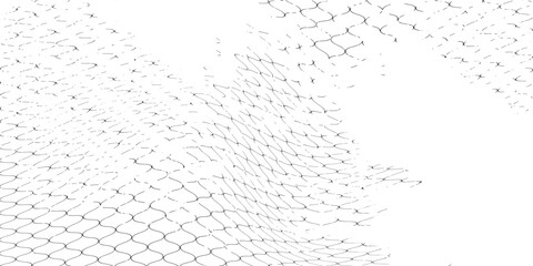 Mesh texture for fishing nets. Seamless pattern for sportswear or soccer goal, volleyball net, basketball hoop, hockey, athletics. © fathor