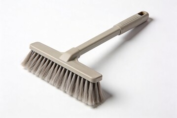 Car snow brush is a practical tool for removing snow from vehicle surfaces in winter conditions without any brand markings or decorations